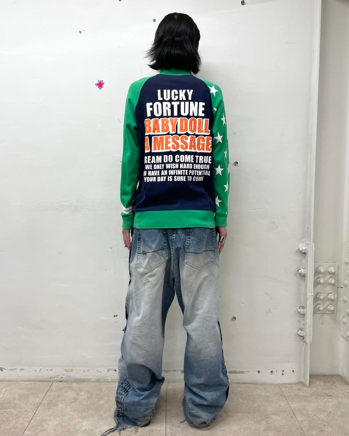 Baby Doll Retro Star Green Jacket  상품이미지4