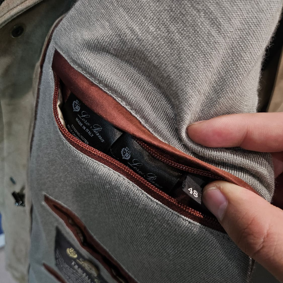 로로피아나 뉴 트레블러 포켓 스웨이드 필드 신상 자켓 상품이미지6