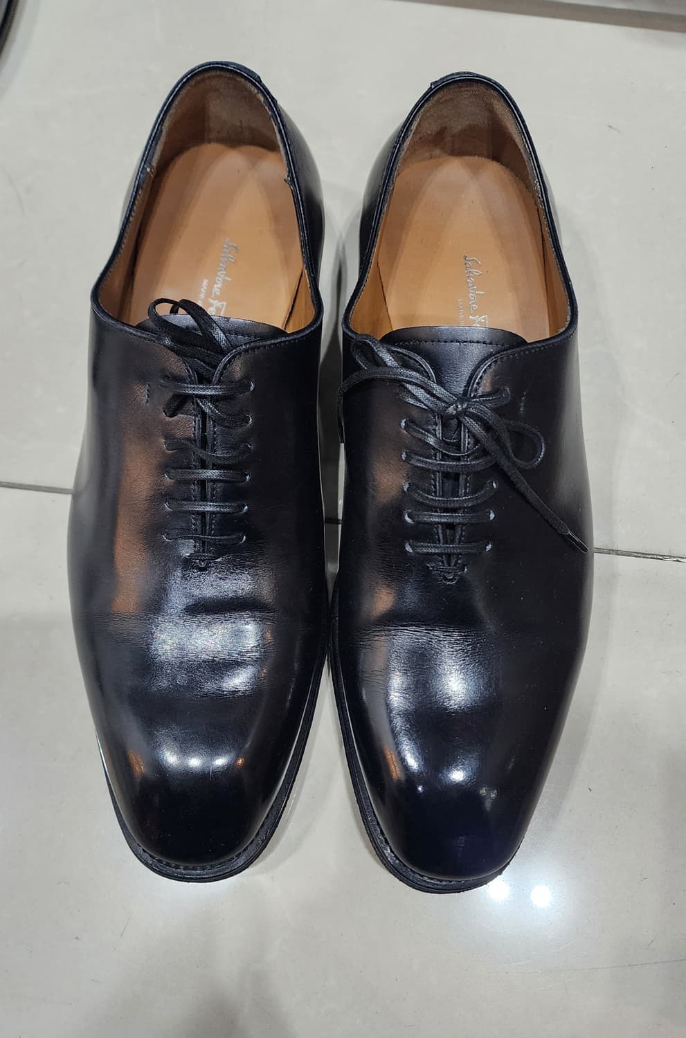 페레가모 남성 로퍼 블랙 7사이즈 상품이미지1