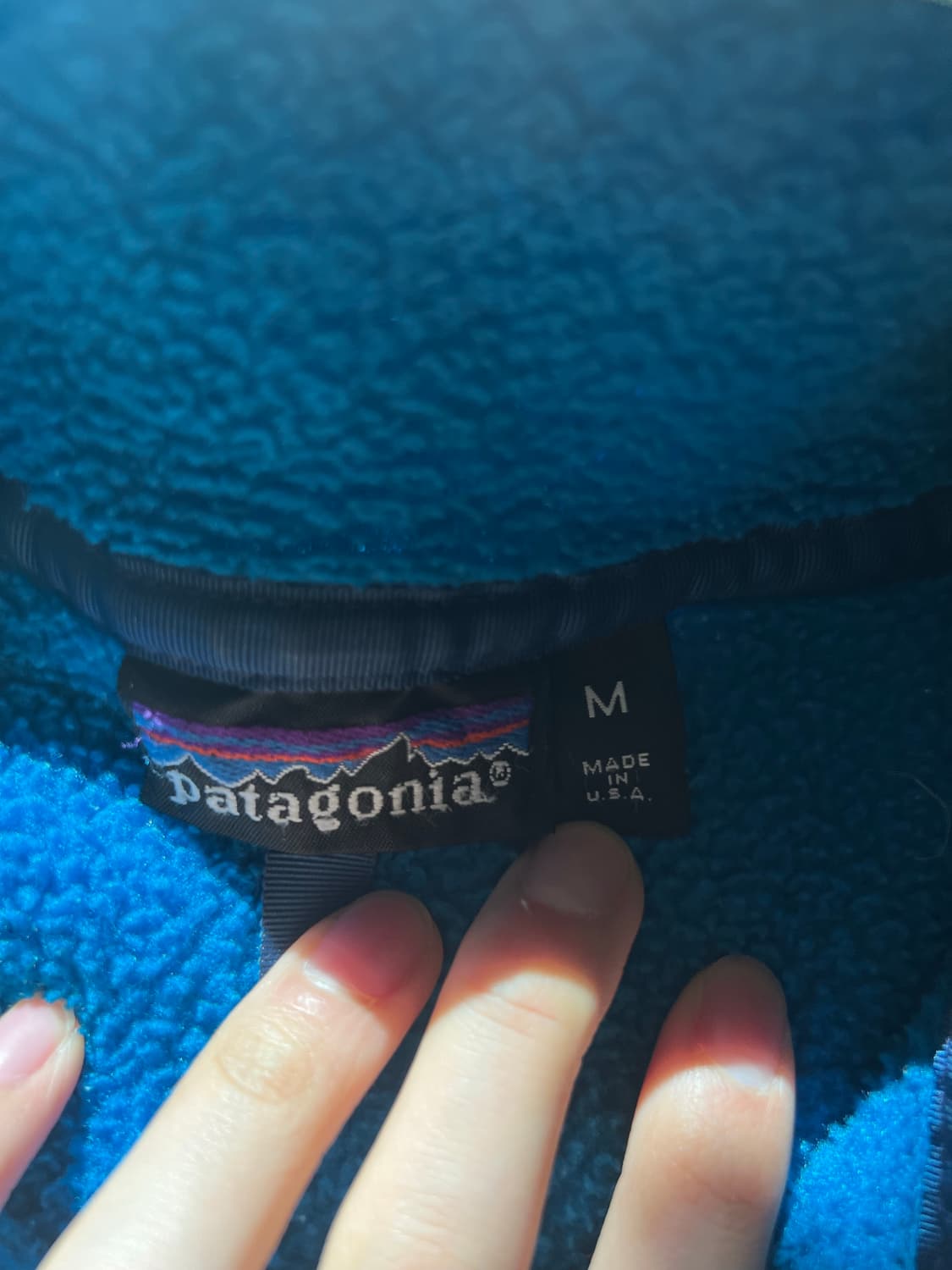 USA made 90s 파타고니아 신칠라 플리스 리듬 마스 딥파일 상품이미지3
