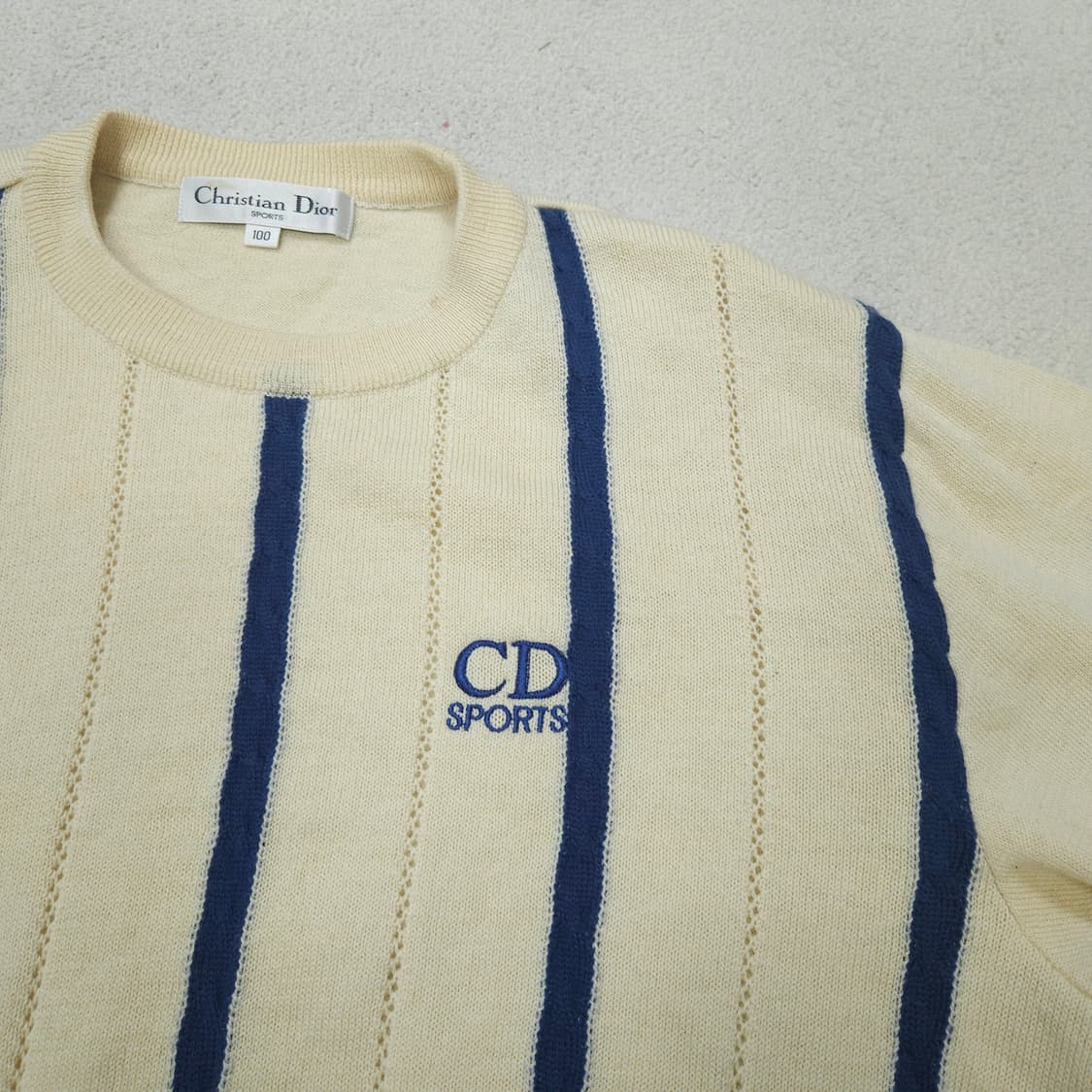 90s 크리스찬 디올 스포츠 울 니트 100 상품이미지3