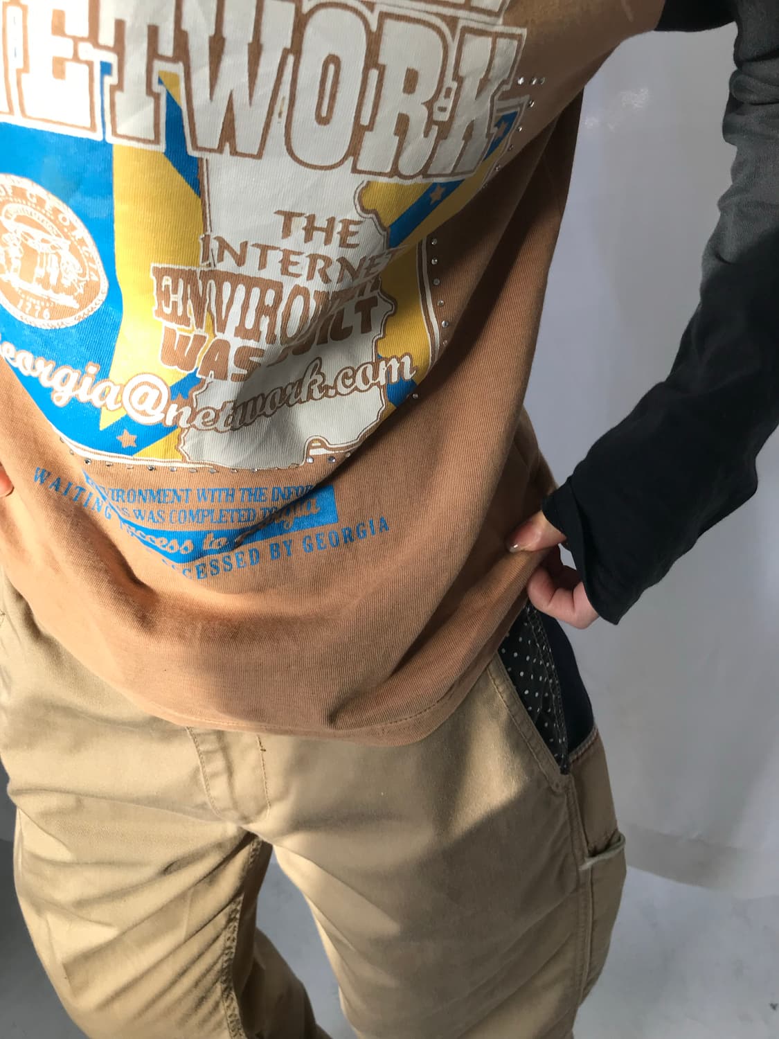 Slap Stick Y2K 큐빅 티셔츠 상품이미지5