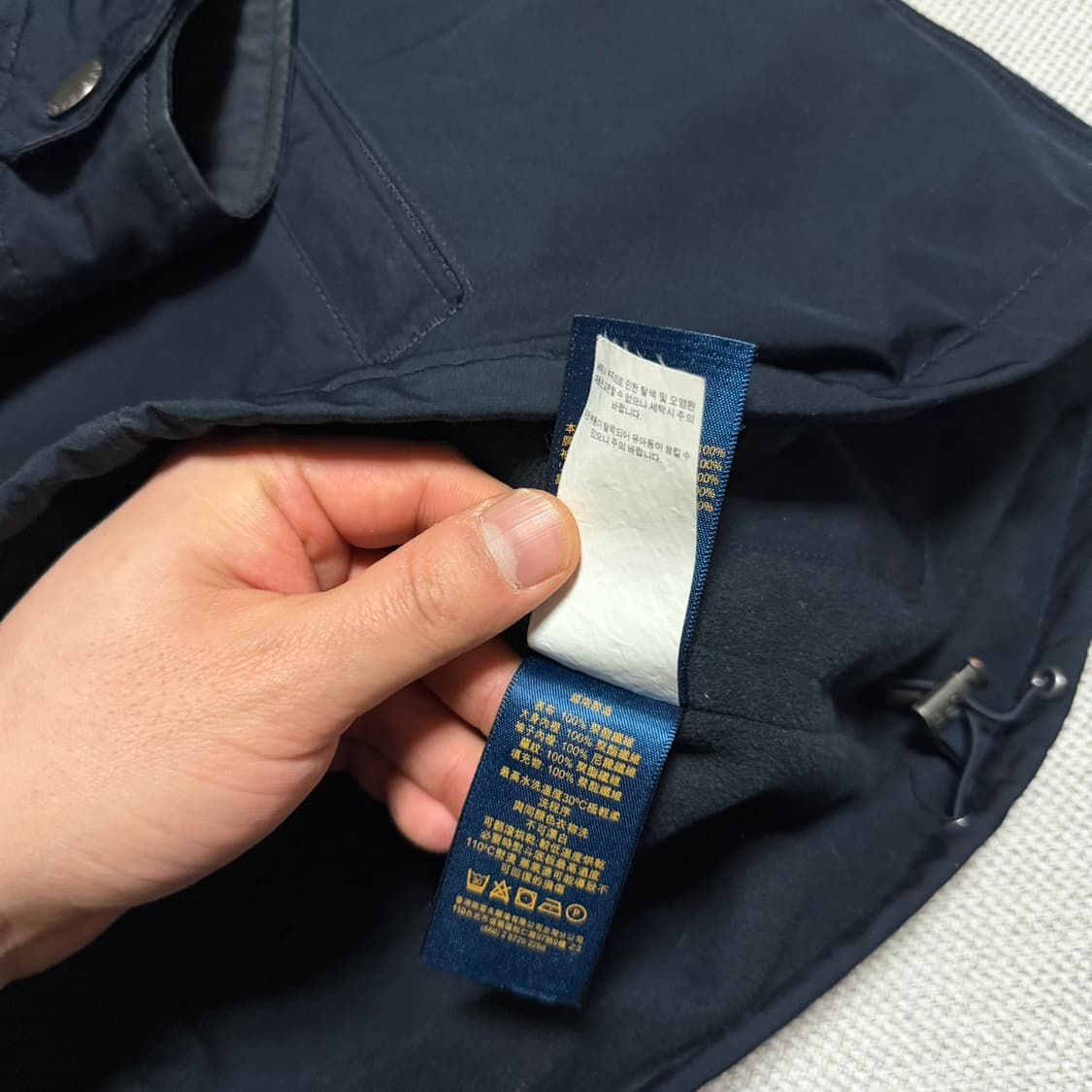 폴로 랄프로렌 네이비 봄버 자켓 상품이미지4