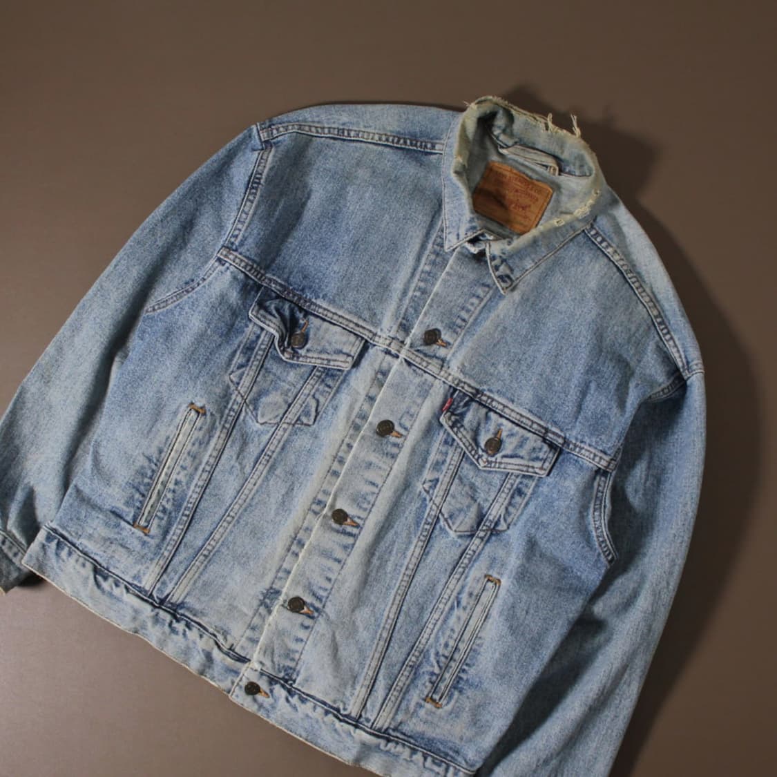 90s Levi’s 리바이스 70507 데님 트러커 자켓 L004 상품이미지2