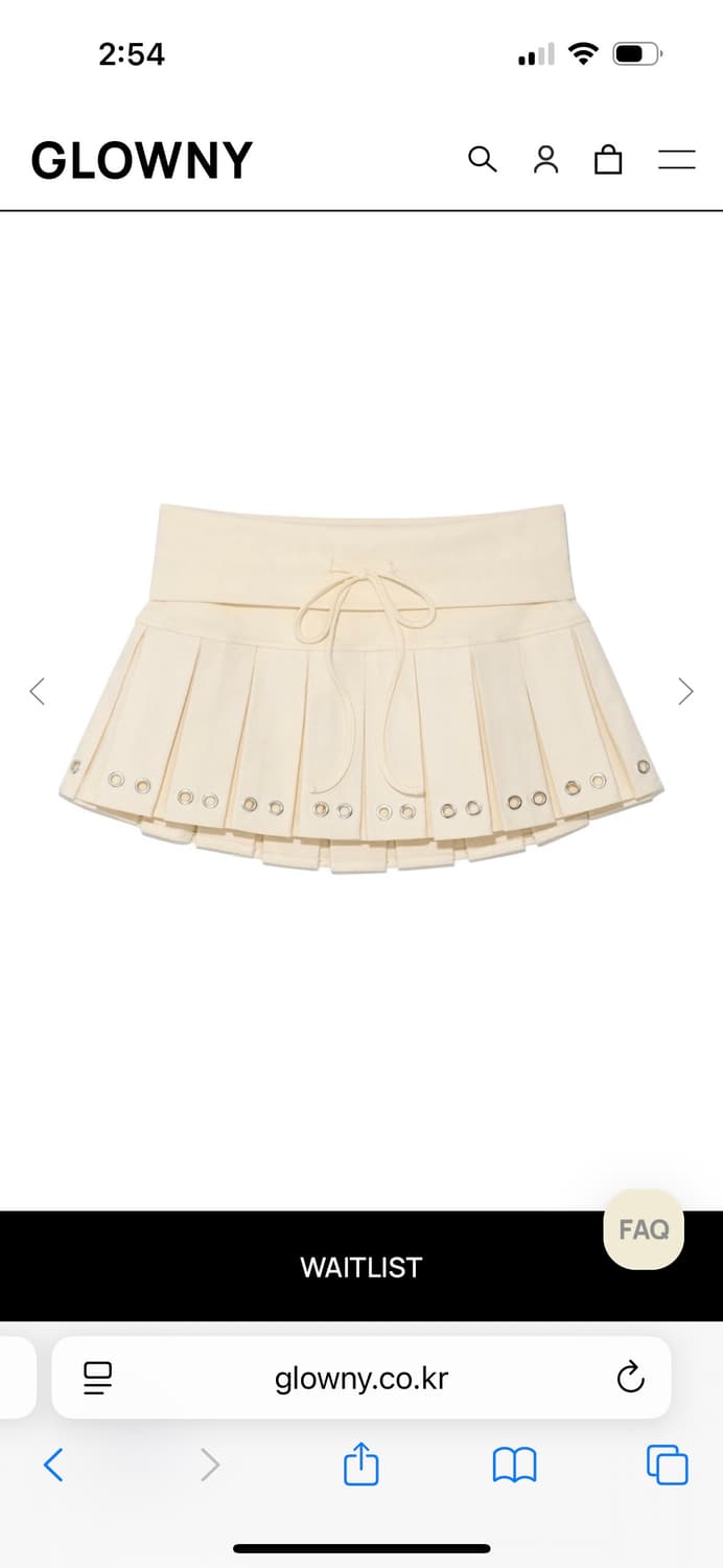 Daze pleated mini skirt GLOWNY 글로니 상품이미지2