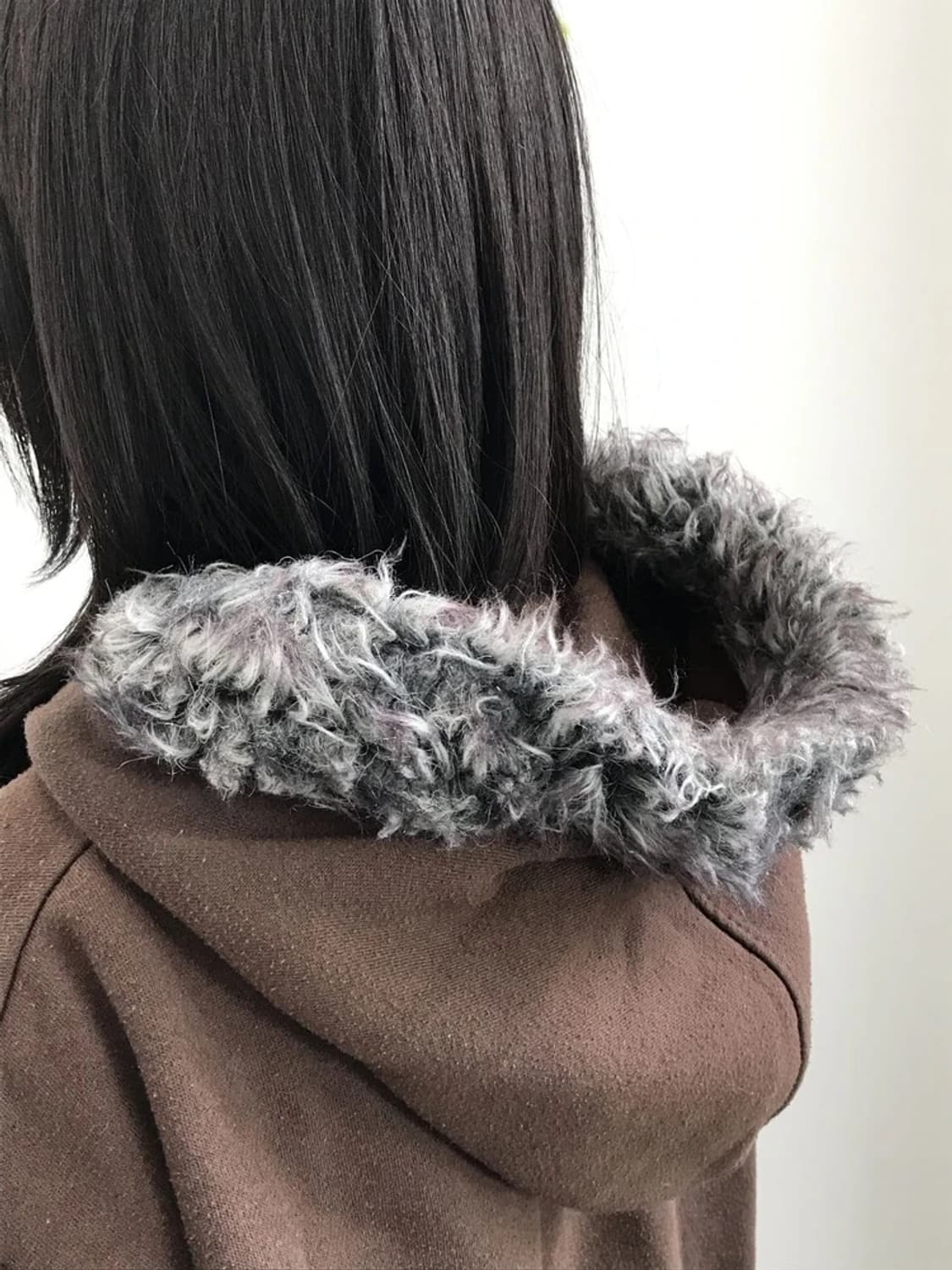 Impala Brown Fur Hood Zip Hoodie 상품이미지4