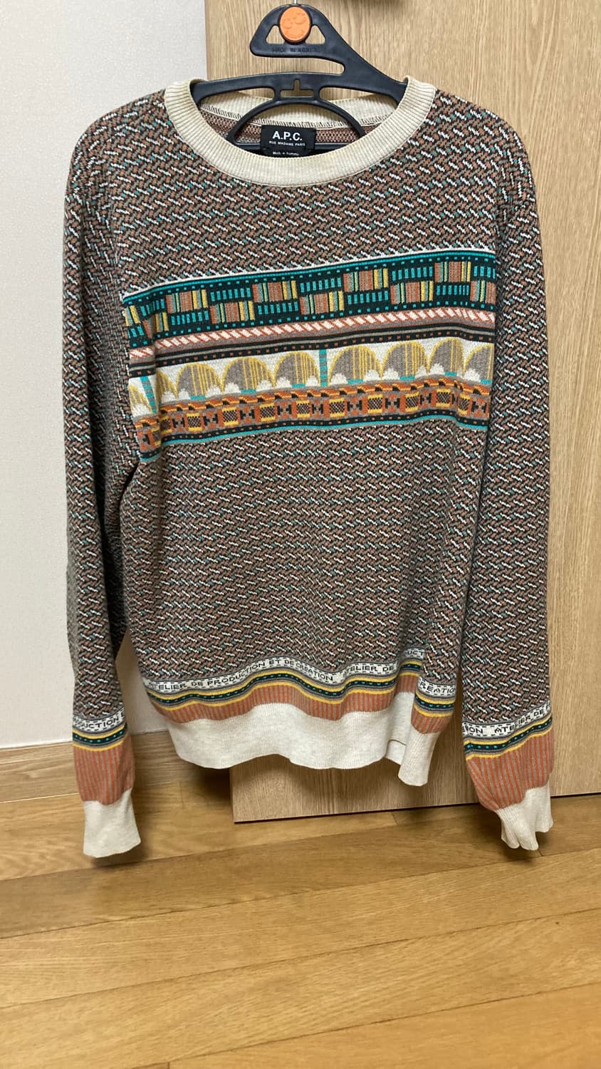 [L]아페쎄 A.P.C. 아케이드 피에르 크루넥 코튼 스웨터 니트 상품이미지2