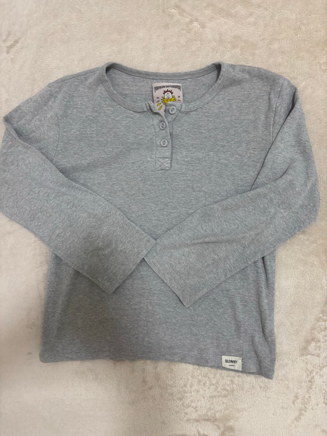 글로니 3/4 button fly tee 상품이미지2