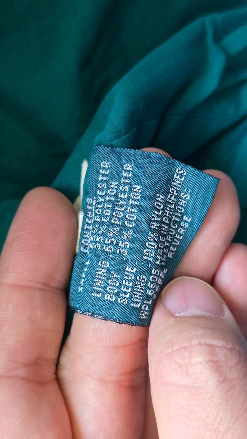 티파니 컬러 빈티지 블루종 자켓 윈드브레이커 XXL 상품이미지8