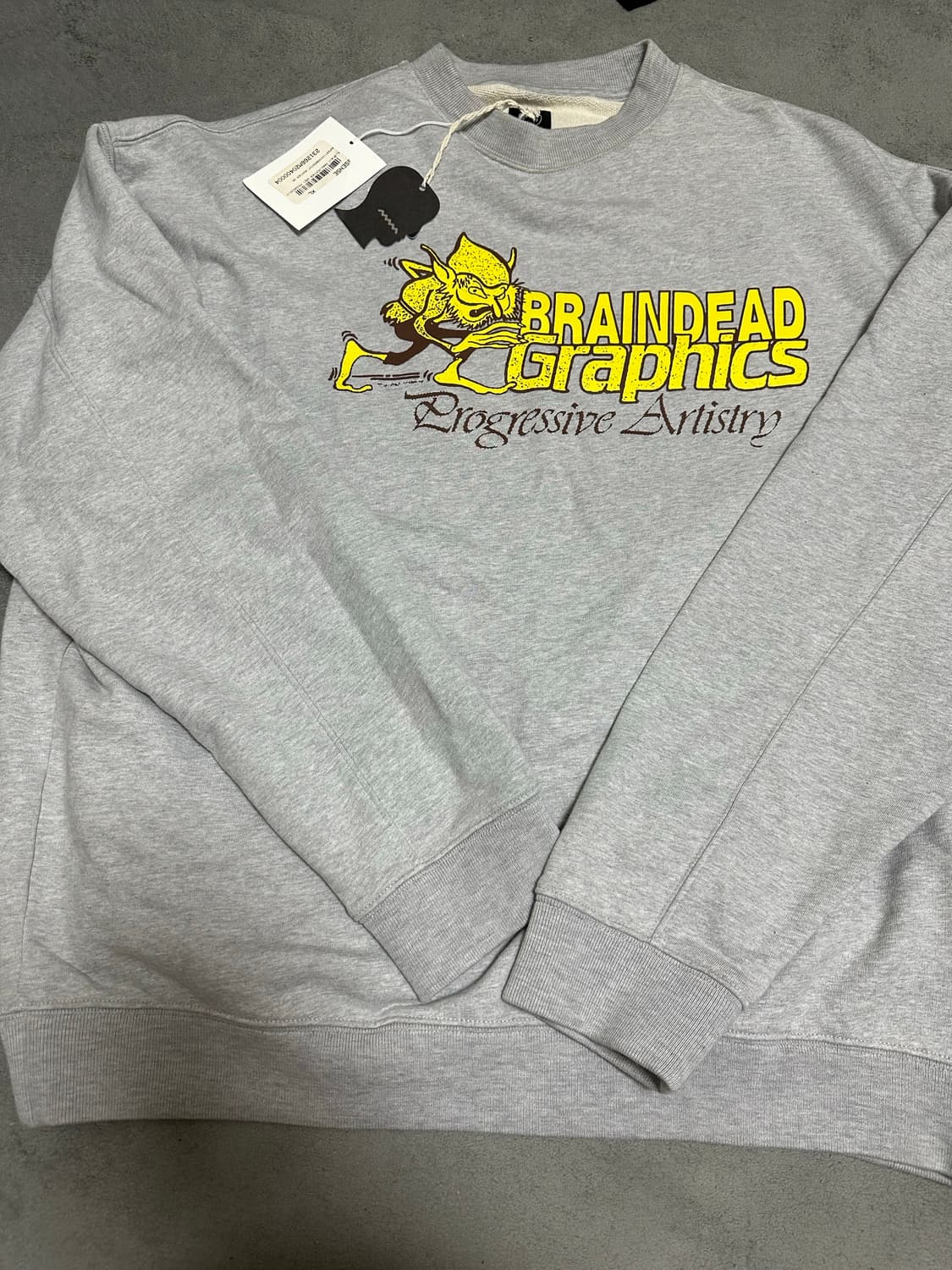 [새상품] 브레인데드 크루넥 스웻셔츠 상품이미지3