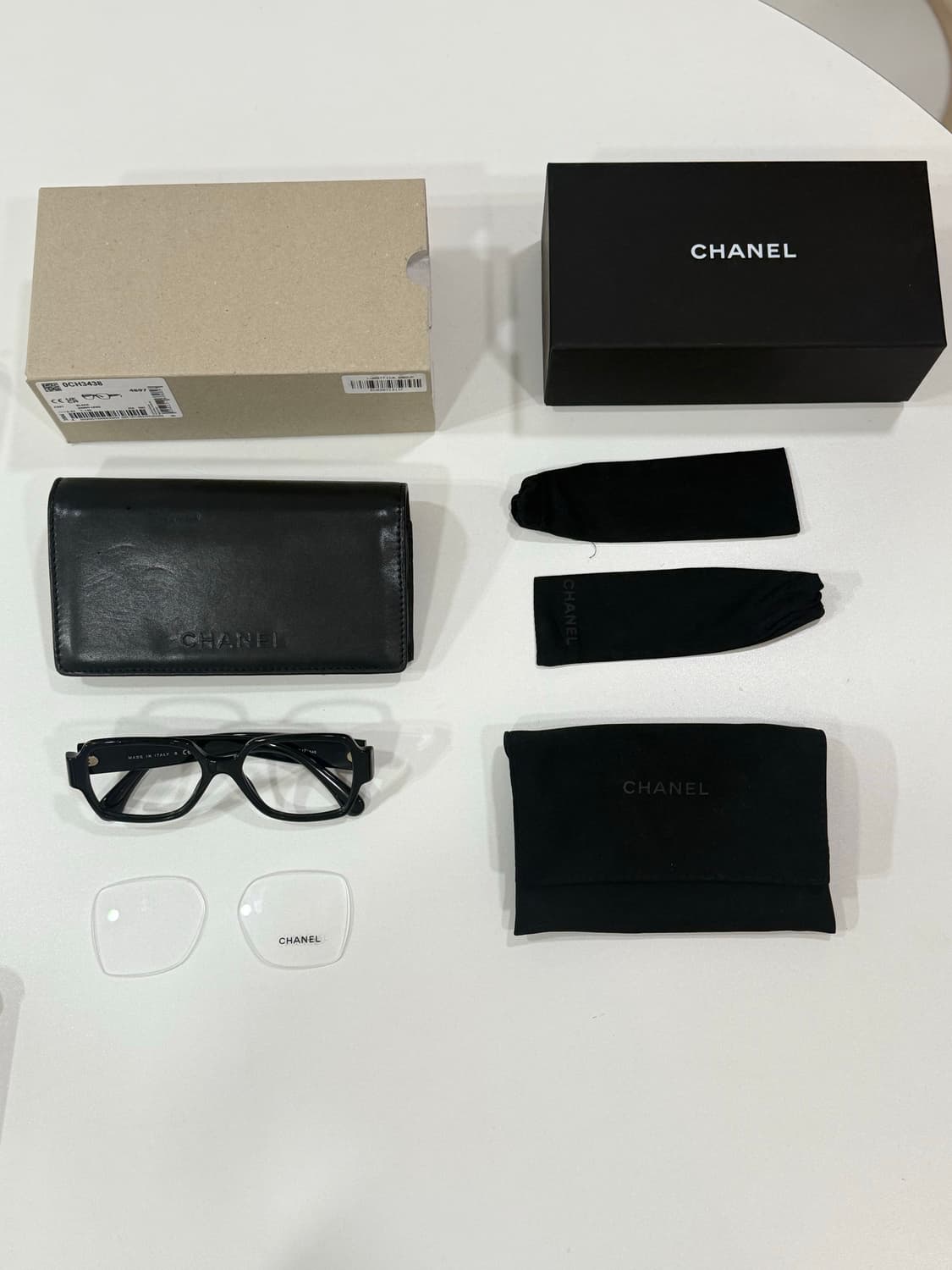 CHANEL 샤넬 하트 스퀘어 안경 CH3438 상품이미지1