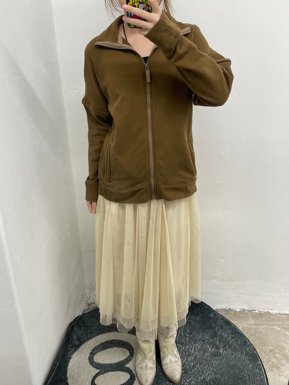 라떼 레이스 샤 스커트 상품이미지6