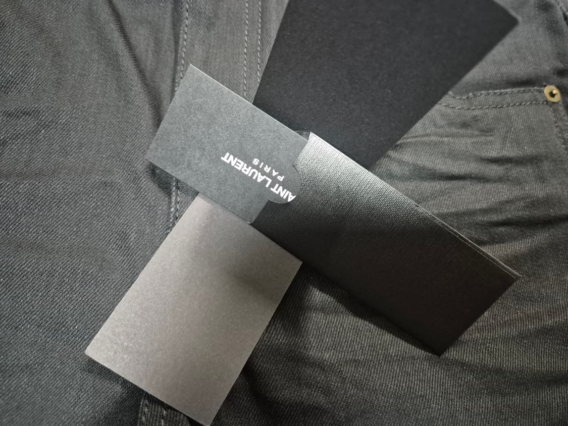 [새상품]SAINT LAURENT 생로랑 여성 블랙 데님 스키니진 29 상품이미지4