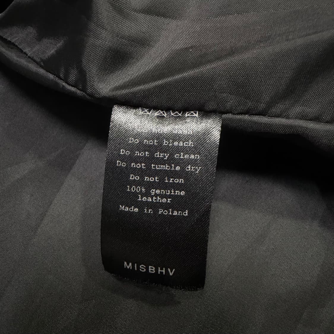 Sonic you 스터드 레더 자켓 미스비헤이브 상품이미지6