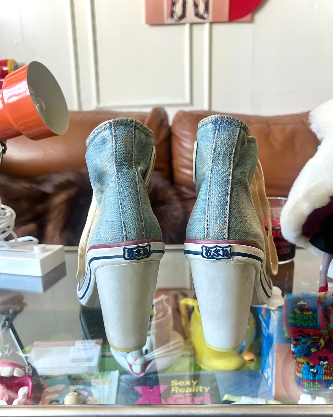 Ash ArchiveWashed  Denim High Heels 상품이미지6