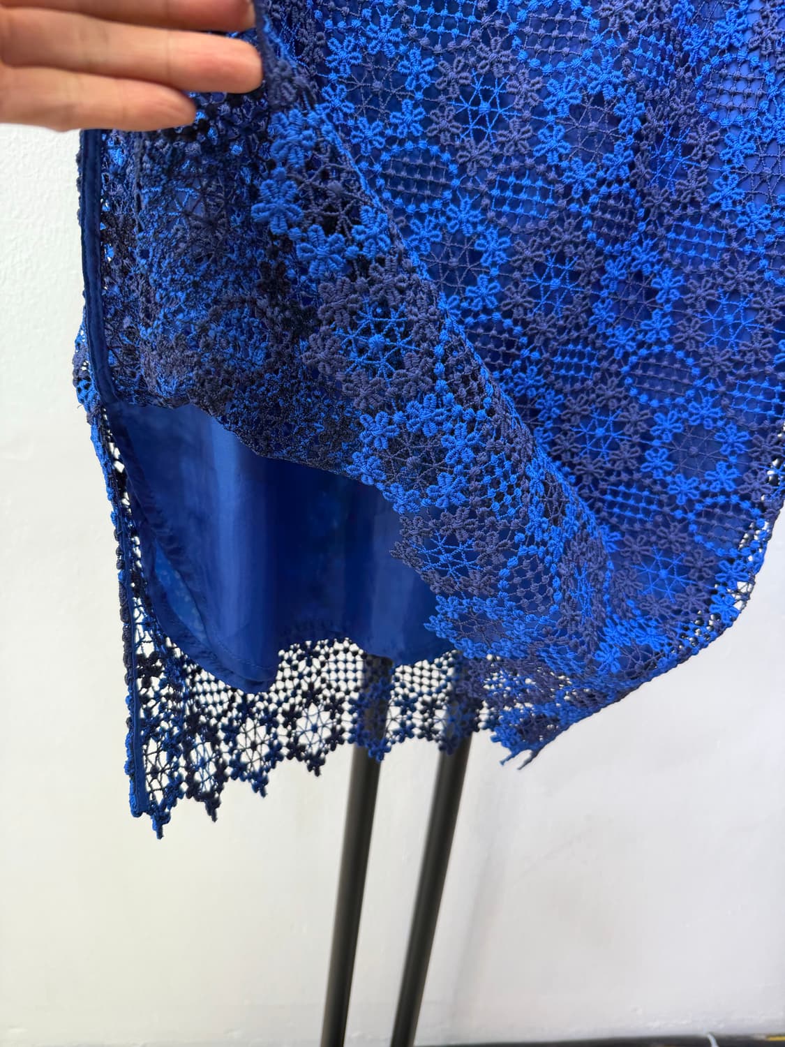 정품) 산드로 플라워 레이스 밴딩 스커트 치마 3 상품이미지5