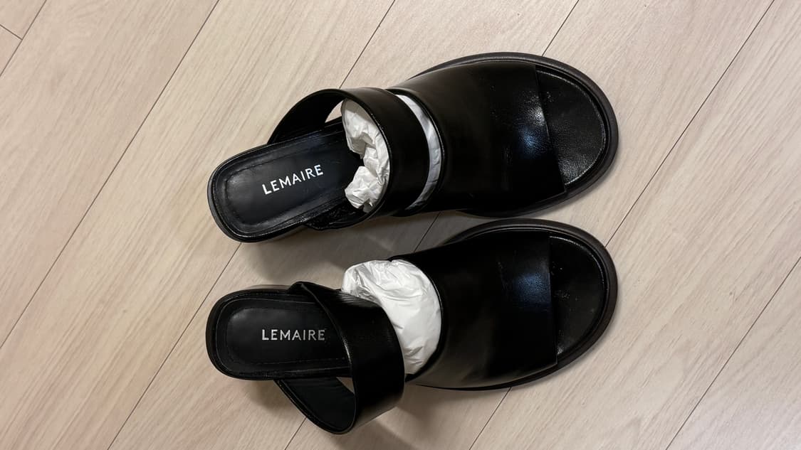 르메르 더블 스트랩 뮬 샌들 상품이미지1