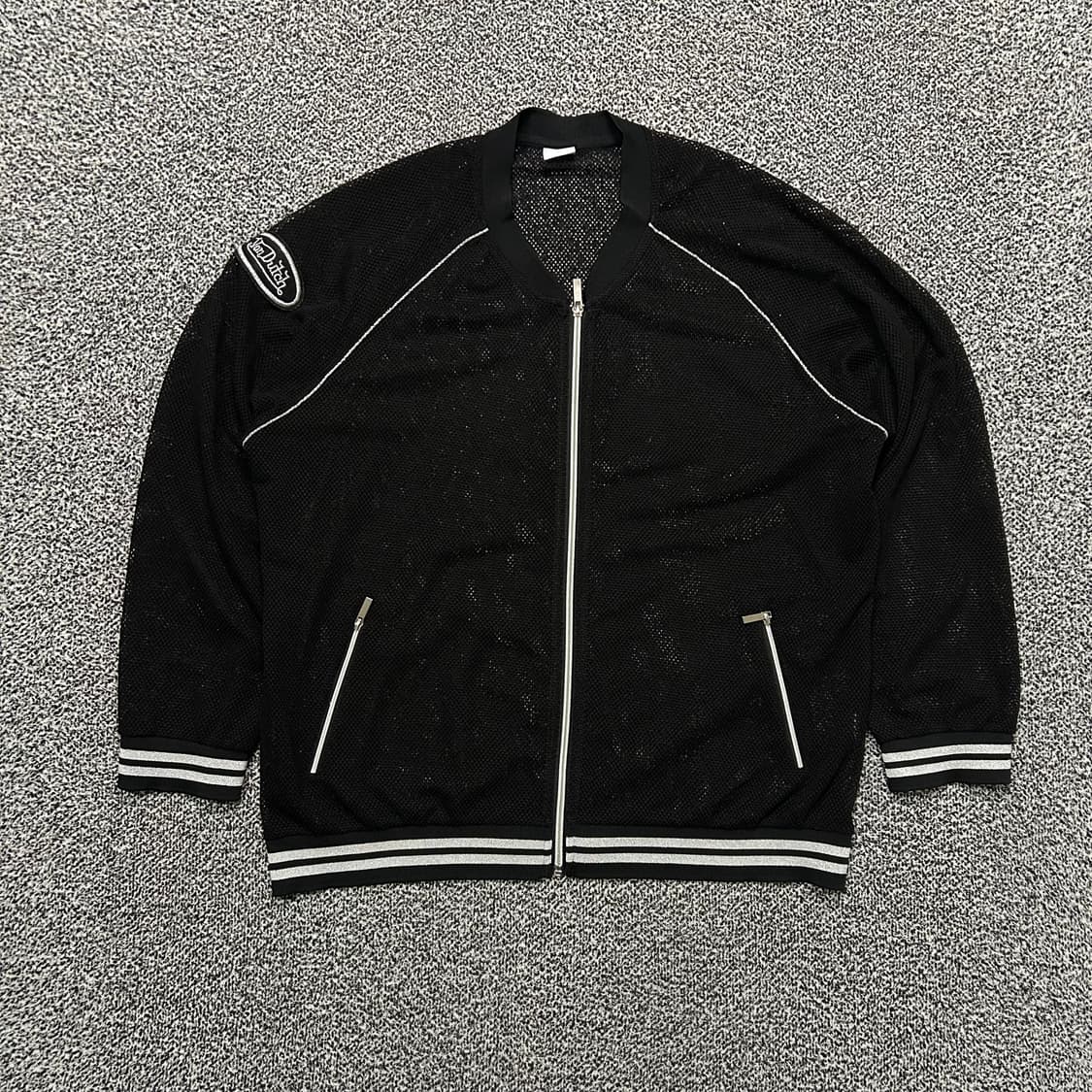 본더치 매쉬 블랙 집업 자켓 상품이미지1