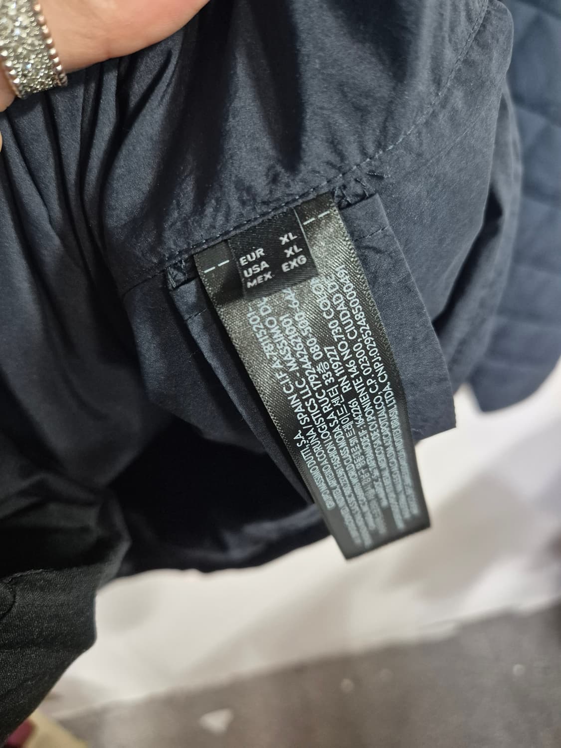 마시모두띠 퀼팅 자켓 네이비 상품이미지4