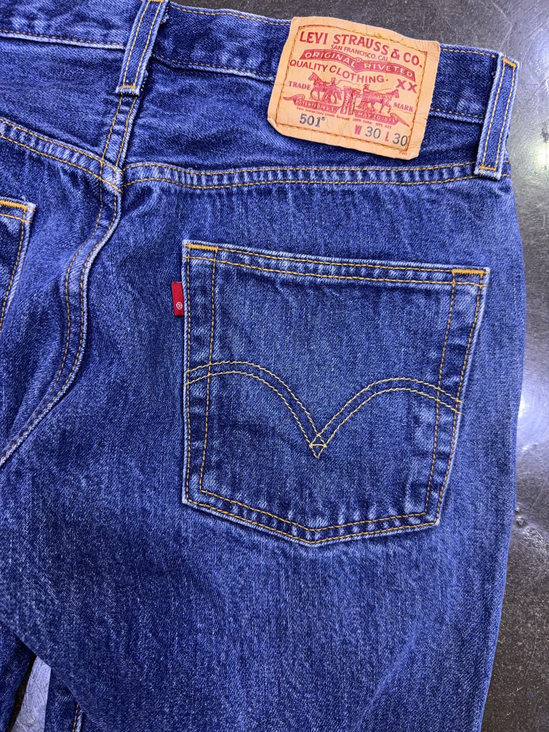 리바이스 501 레귤러핏 00's 멕시코 메이드 빈티지 데님팬츠 30 상품이미지7