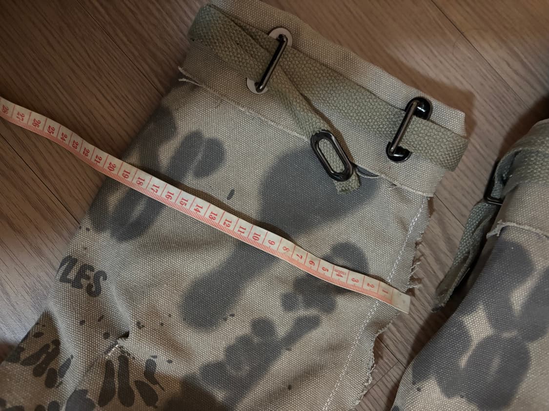 새상품급 루즈핏 셔링 캔버스 레터링 밀리터리 카모 갸루 롱부츠 루 상품이미지8