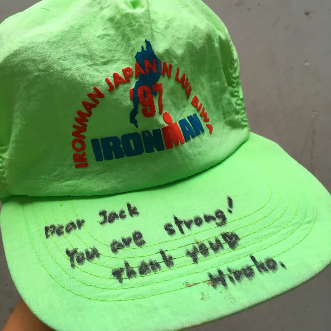 1990’s Ironman 1997 Japan lake Biwa Cap 상품이미지2