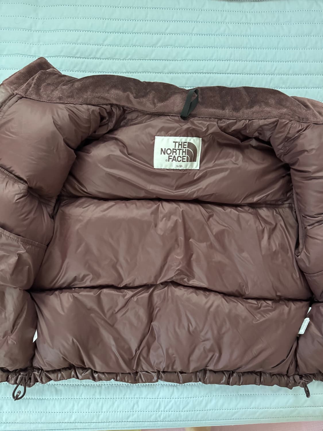 노스페이스 눕시 다운 자켓 코코아 브라운 S 상품이미지3