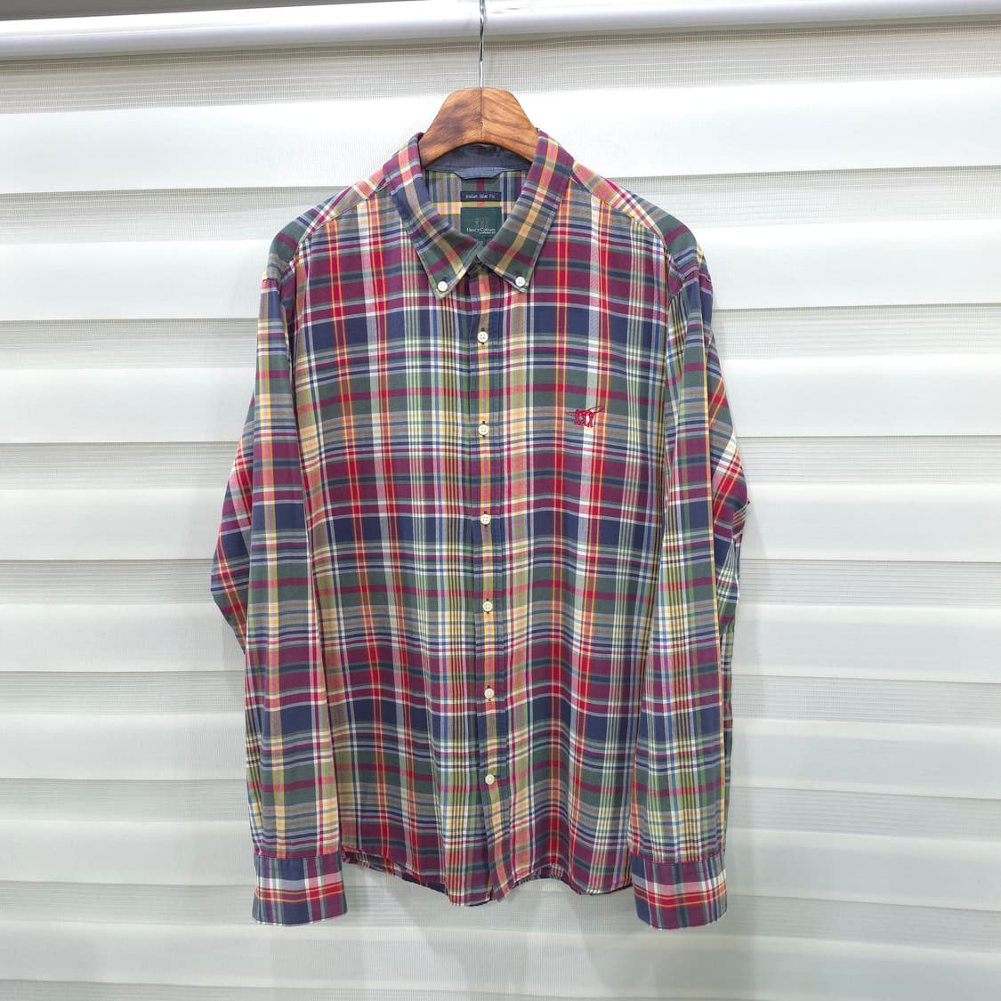 헨리코튼 체크셔츠- L-XL 상품이미지1