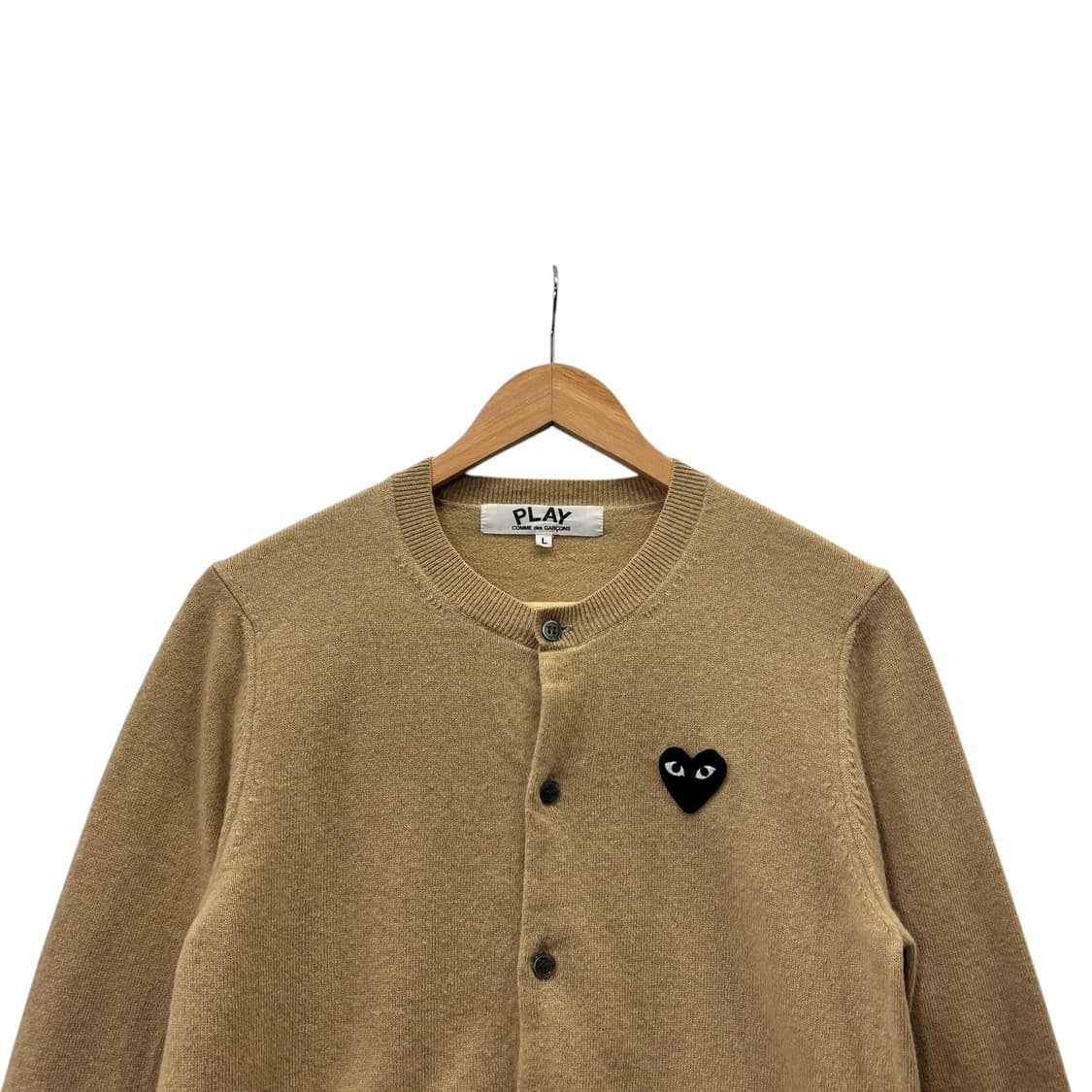 꼼데가르송 블랙 와펜 가디건 상품이미지2