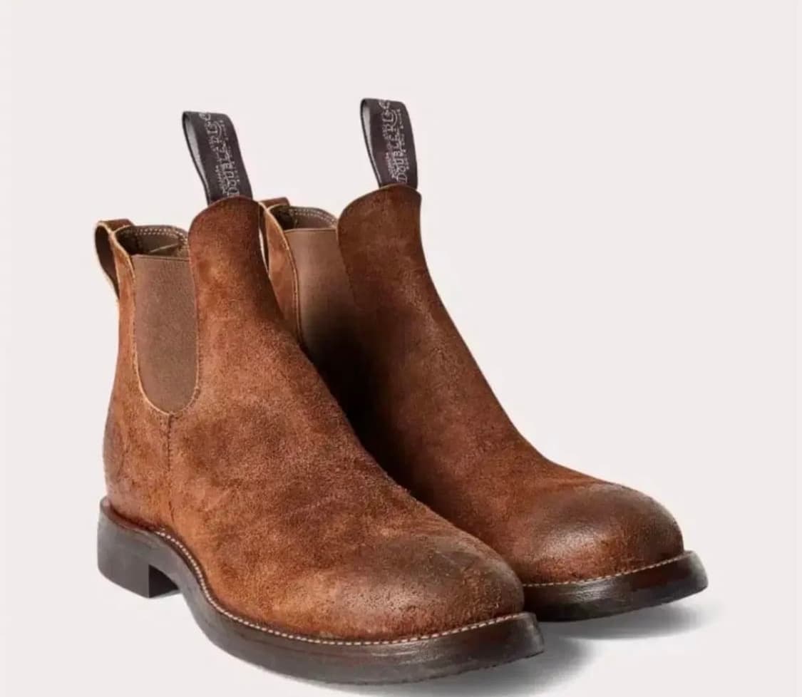 RRL 콩그레스 러프아웃 스웨이드 첼시부츠 7D 상품이미지1