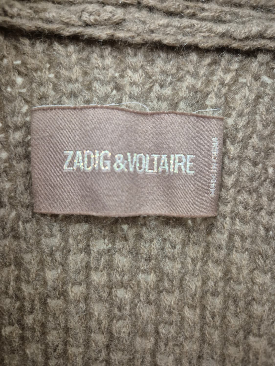 쟈딕 앤 볼테르 숄 가디건 브라운 S 상품이미지6