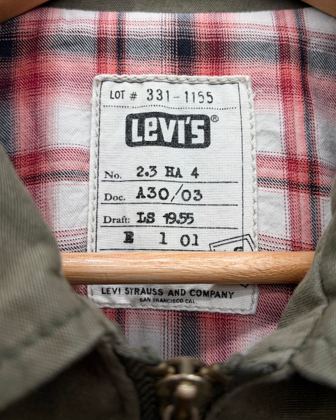 리바이스 앵커 와펜 미 해군 필드자켓 상품이미지6