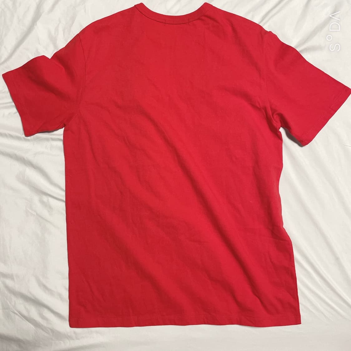아크네 스튜디오 페이스 반팔 티셔츠 레드 L 상품이미지2
