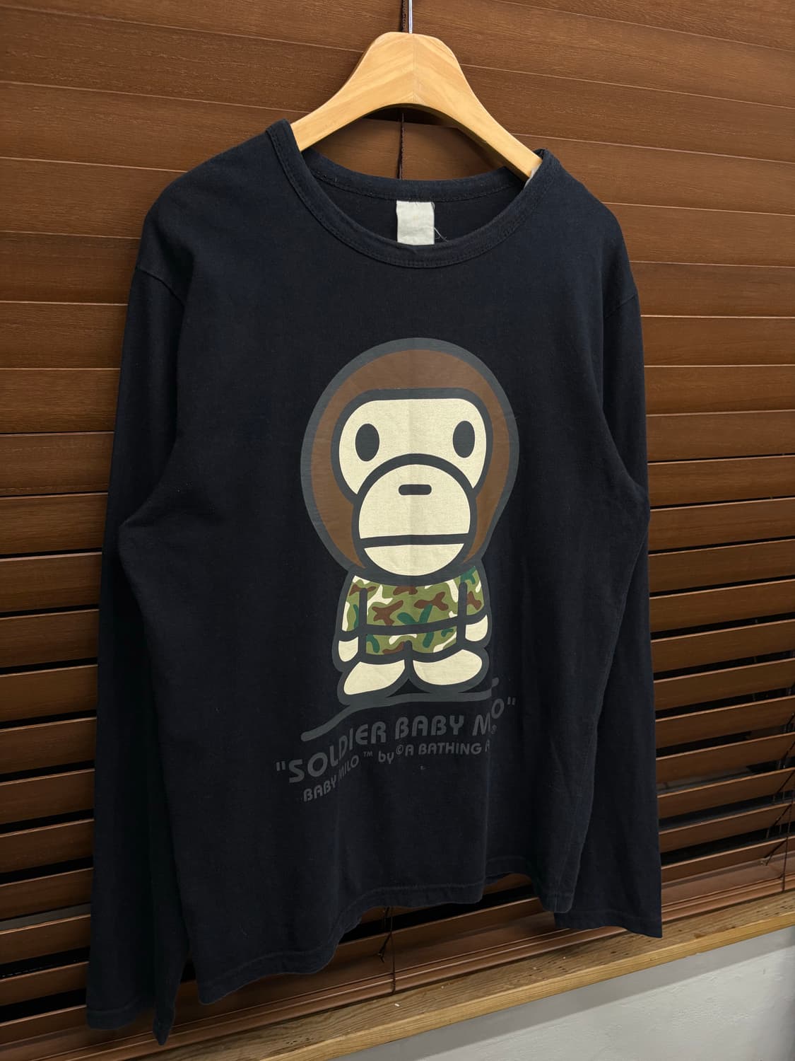 Aape 베이프 솔져 베이비 마일로 롱슬리브 긴팔 상품이미지1