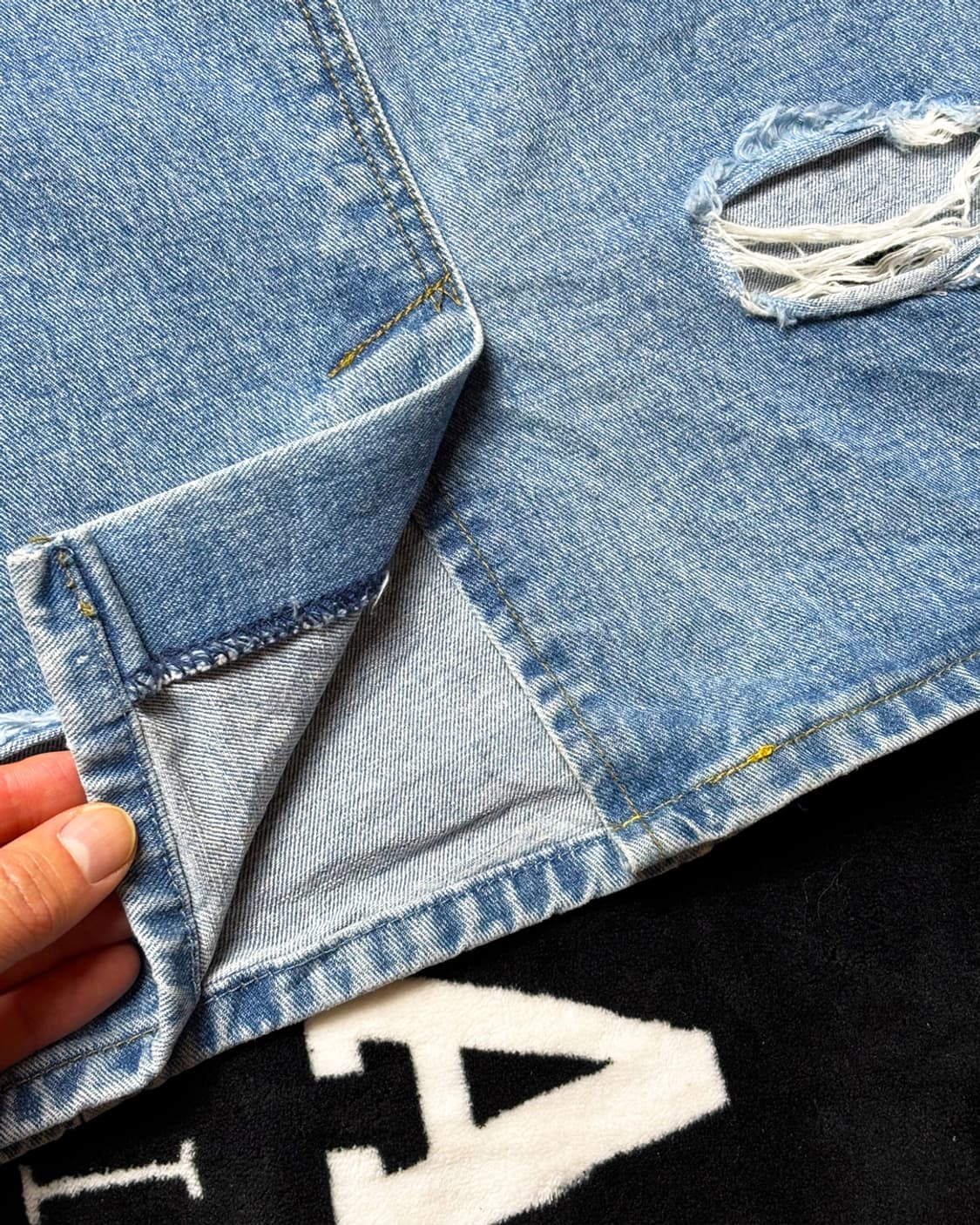 일본빈티지 ANAP 데님 스커트 상품이미지7