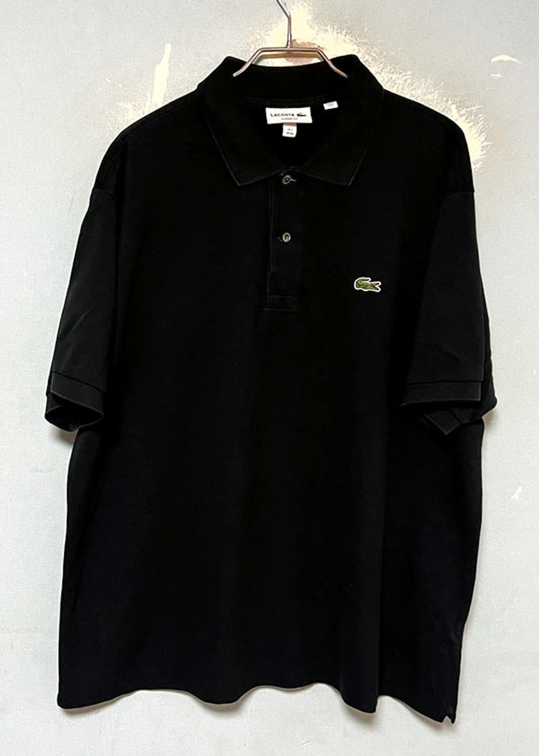 라코스테 남자 반팔티셔츠 페루 카라 캐주얼 클래식핏 블랙 XXL 110 상품이미지1