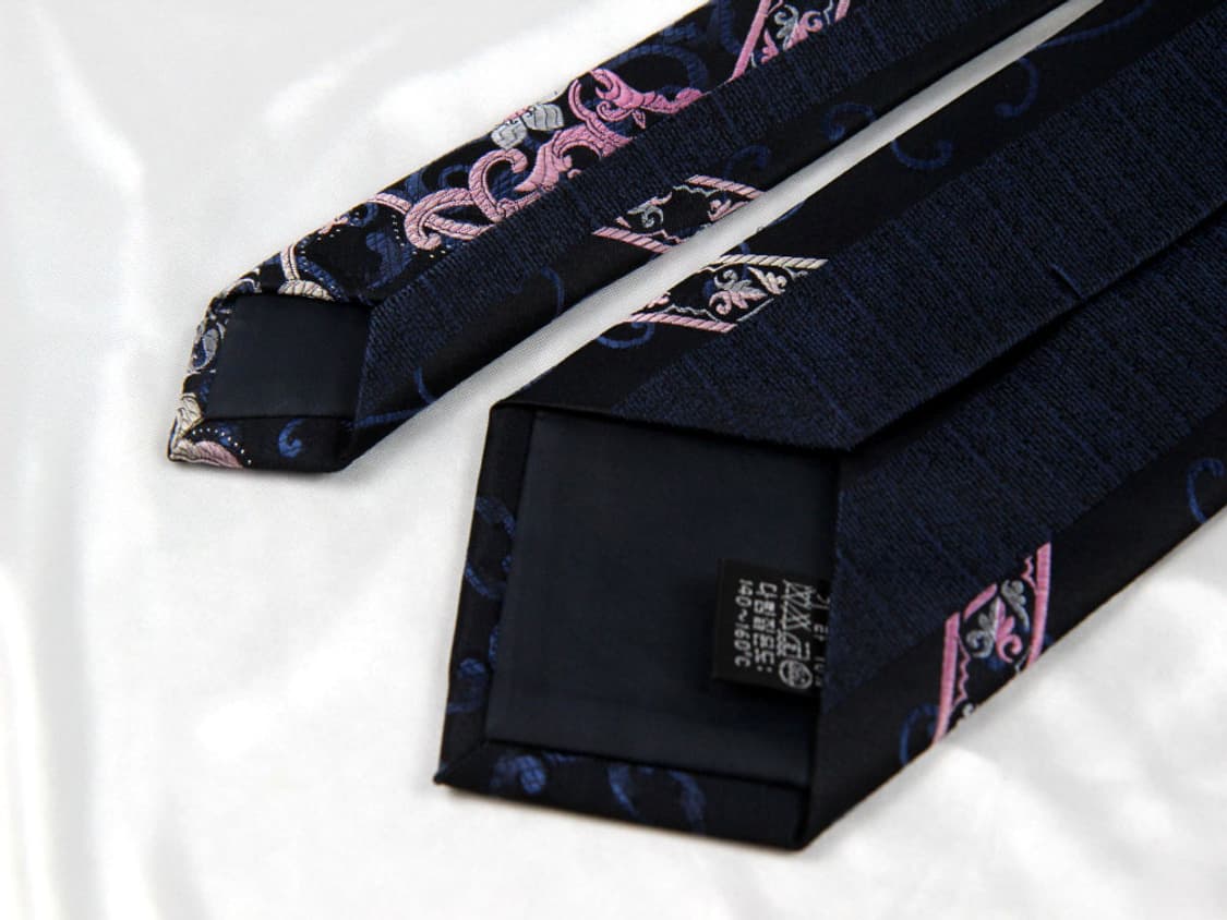 레노마 8.9cm S등급 큐빅 가득 고가라인 명품 넥타이 상품이미지5