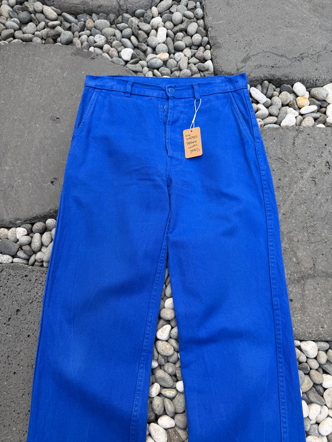 OLD VINTAGE WASHED BLUE 빈티지 프렌치워크팬츠 상품이미지3