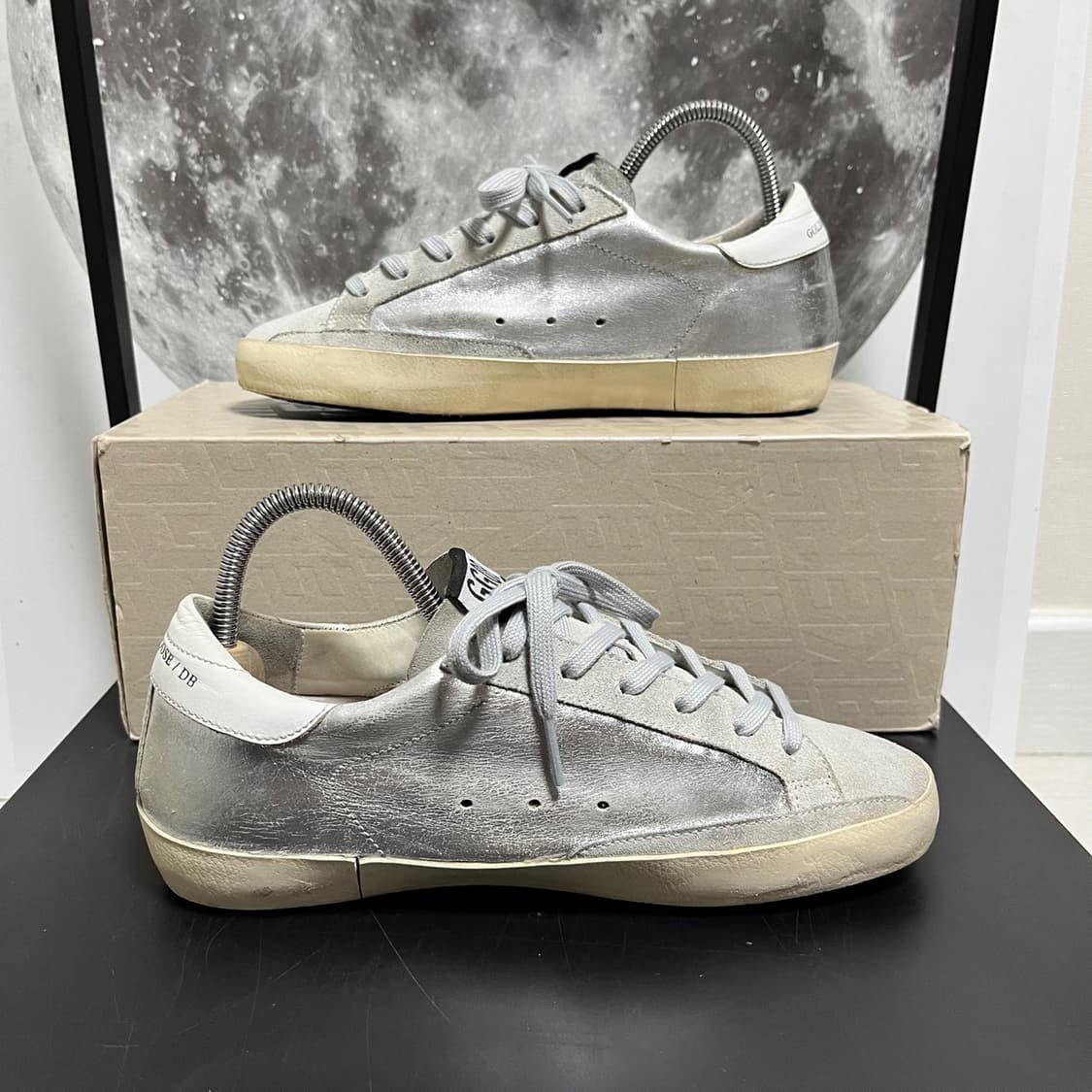  정품 37) 골든구스 실버 화이트탭 스니커즈 235~240 상품이미지2
