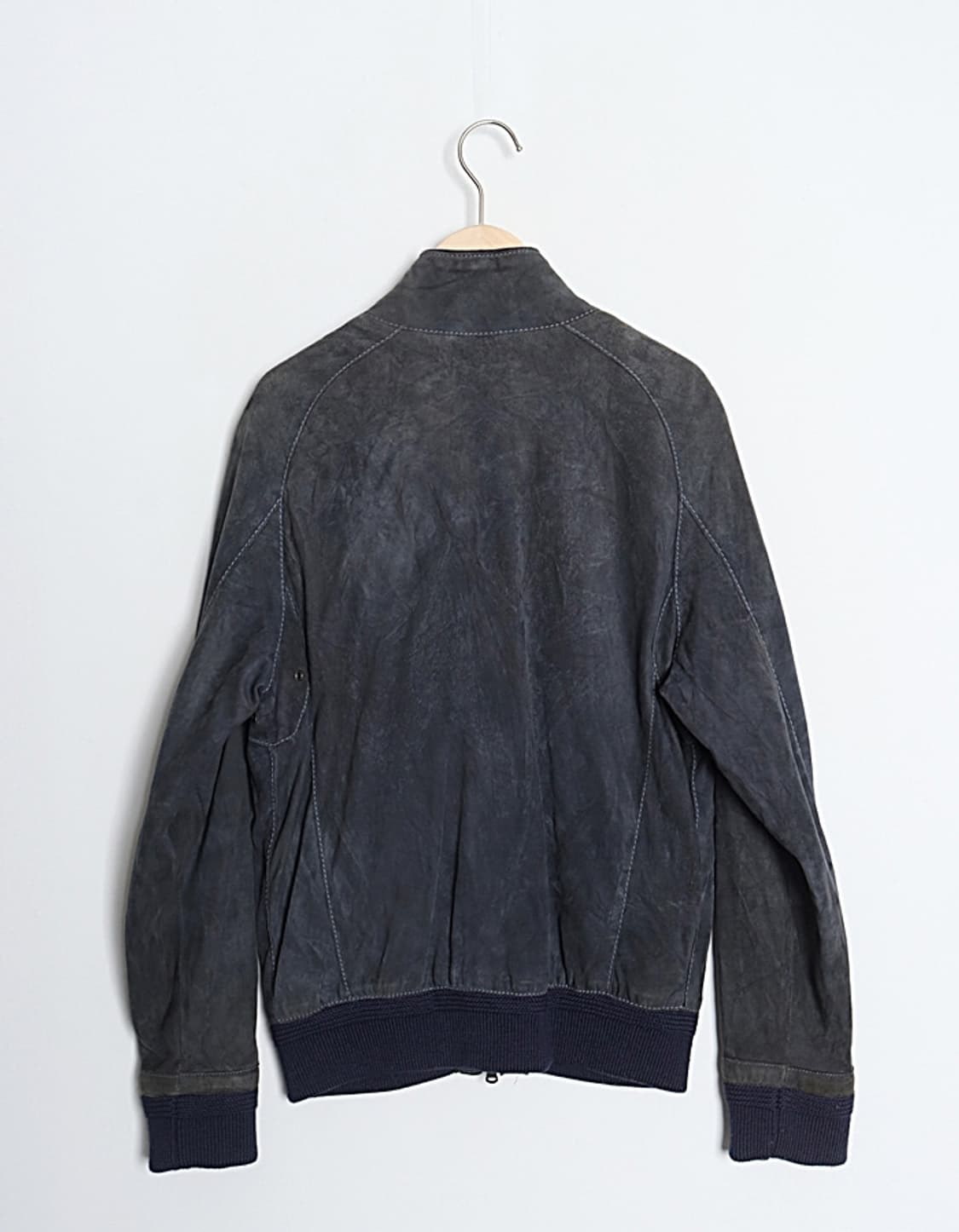CINQUANTA Lambs Suede Zip Blouson 상품이미지7
