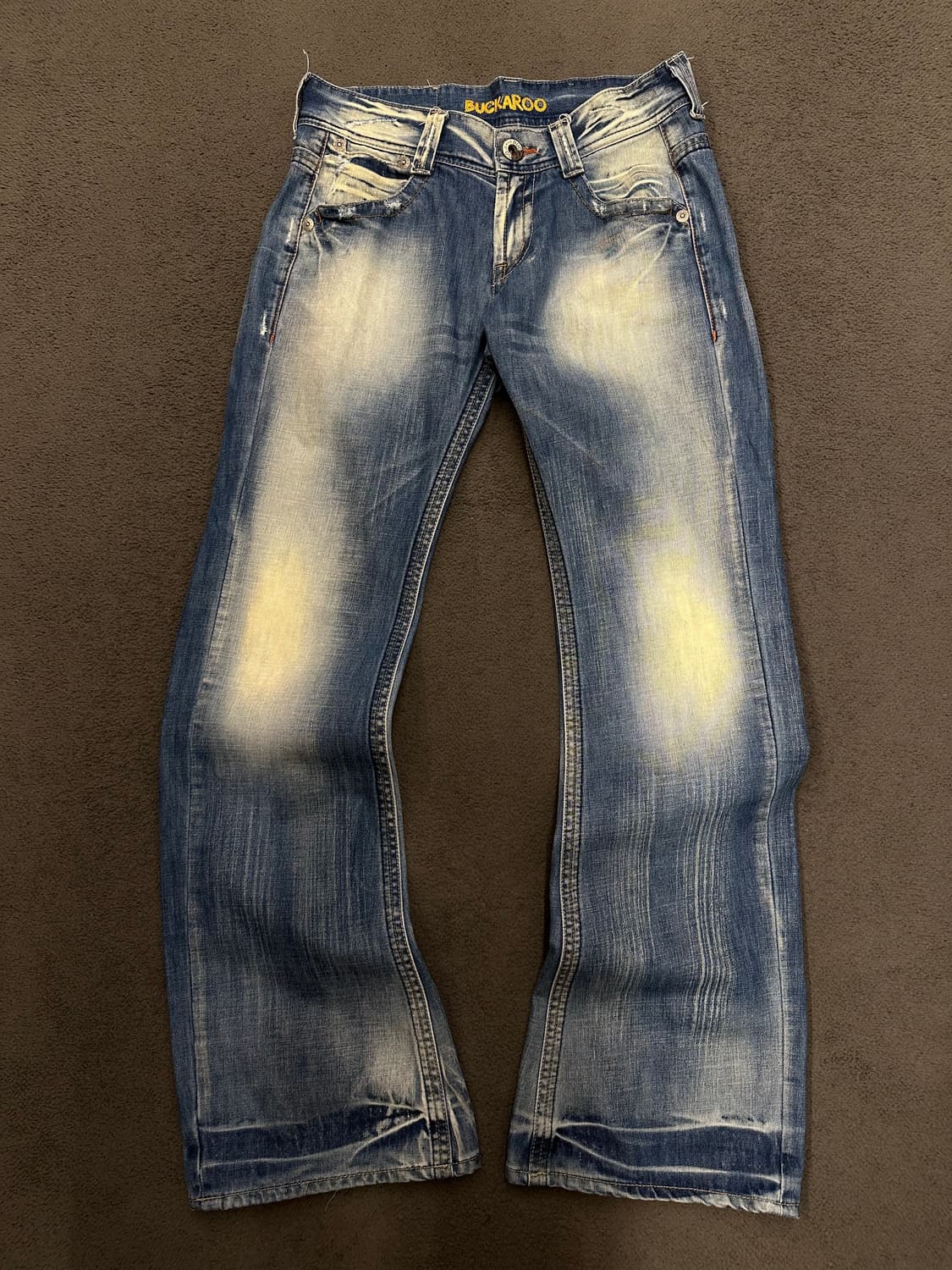 버커루 빈티지 워싱 부츠컷 처분 대장  상품이미지1