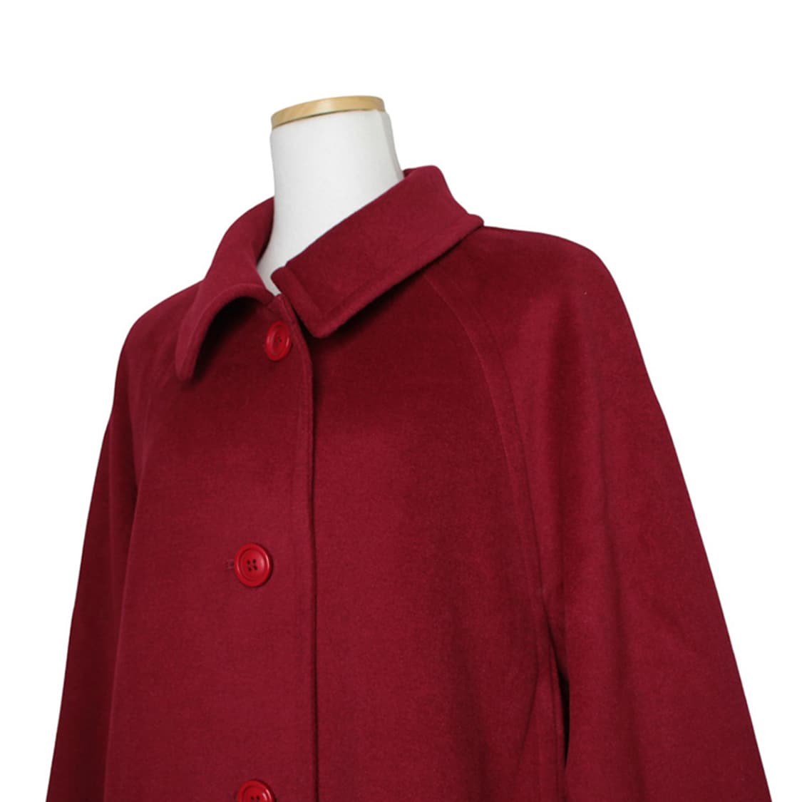 아쿠아스큐텀 버건디 울 롱 코트 (66~77) 상품이미지4