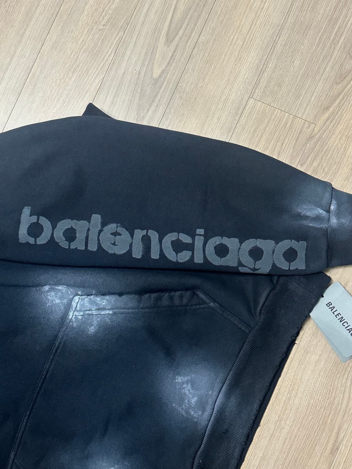 (새상품) 발렌시아가 3B 스텐실 후드 급처 상품이미지3