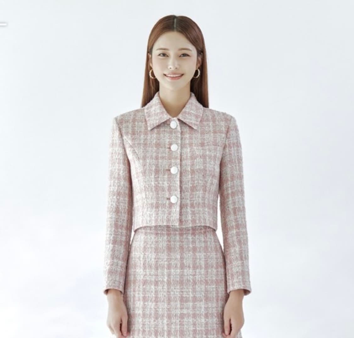 잇미샤 트위드 스탠카라 크롭 자켓 22FW 상품이미지1