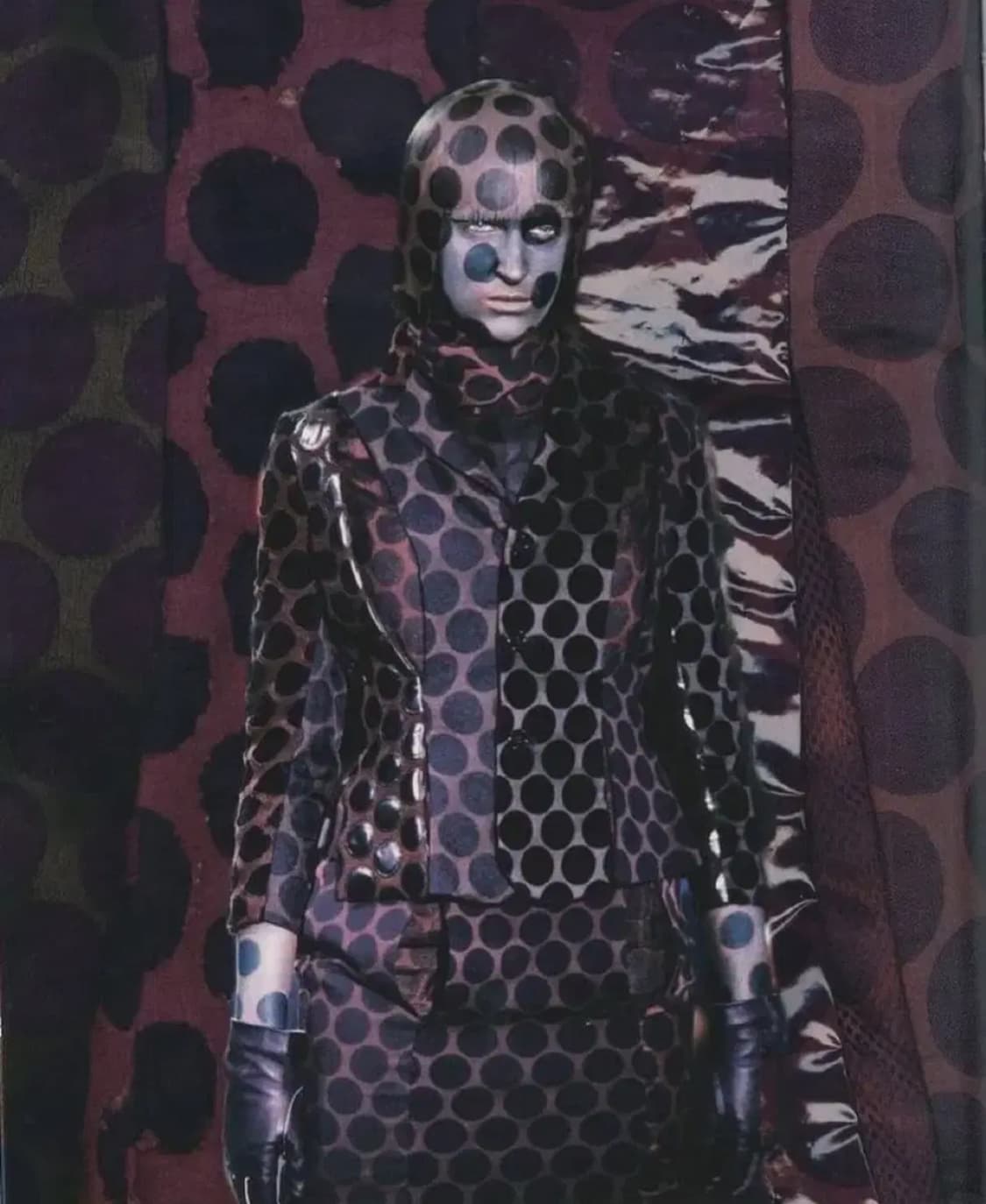 언더커버 00aw 도트 터틀넥 상품이미지2