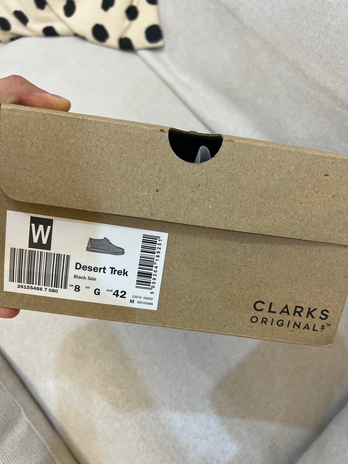클락스 clarks 데저트 트랙 블랙 UK8 (265-270) 상품이미지8