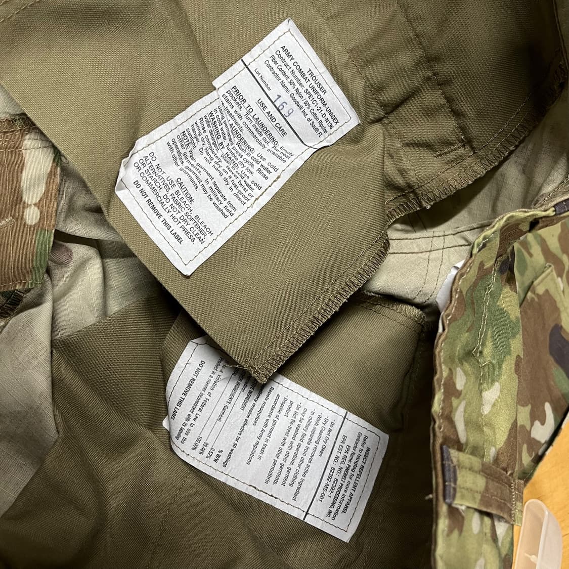 미군 밀리터리 OCP 멀티캠 카고 팬츠바지(Medium-Regular) 상품이미지7