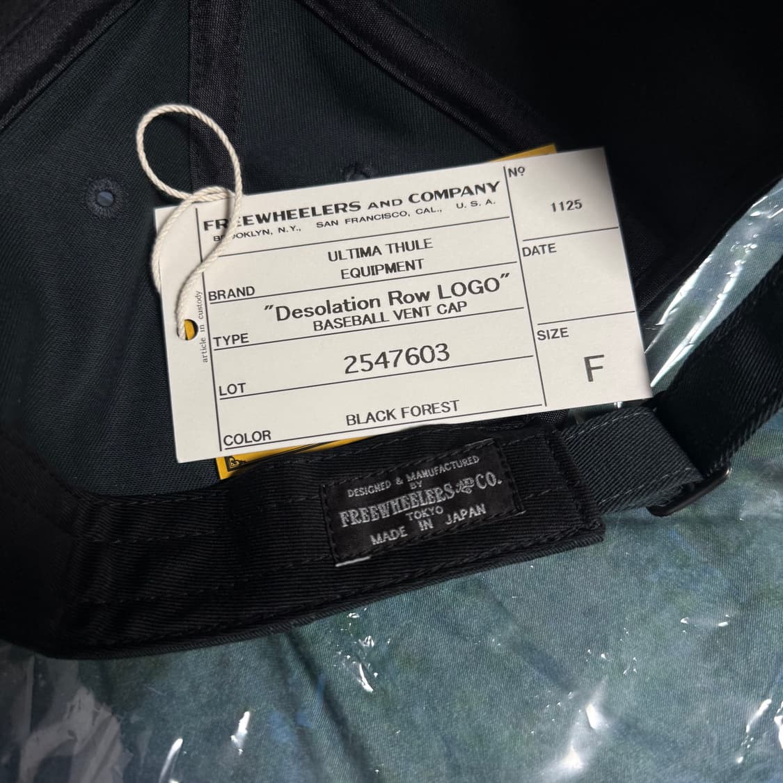 [OS, 새상품]프리휠러스 데솔레이션 로우 한정 자수 볼캡 상품이미지4