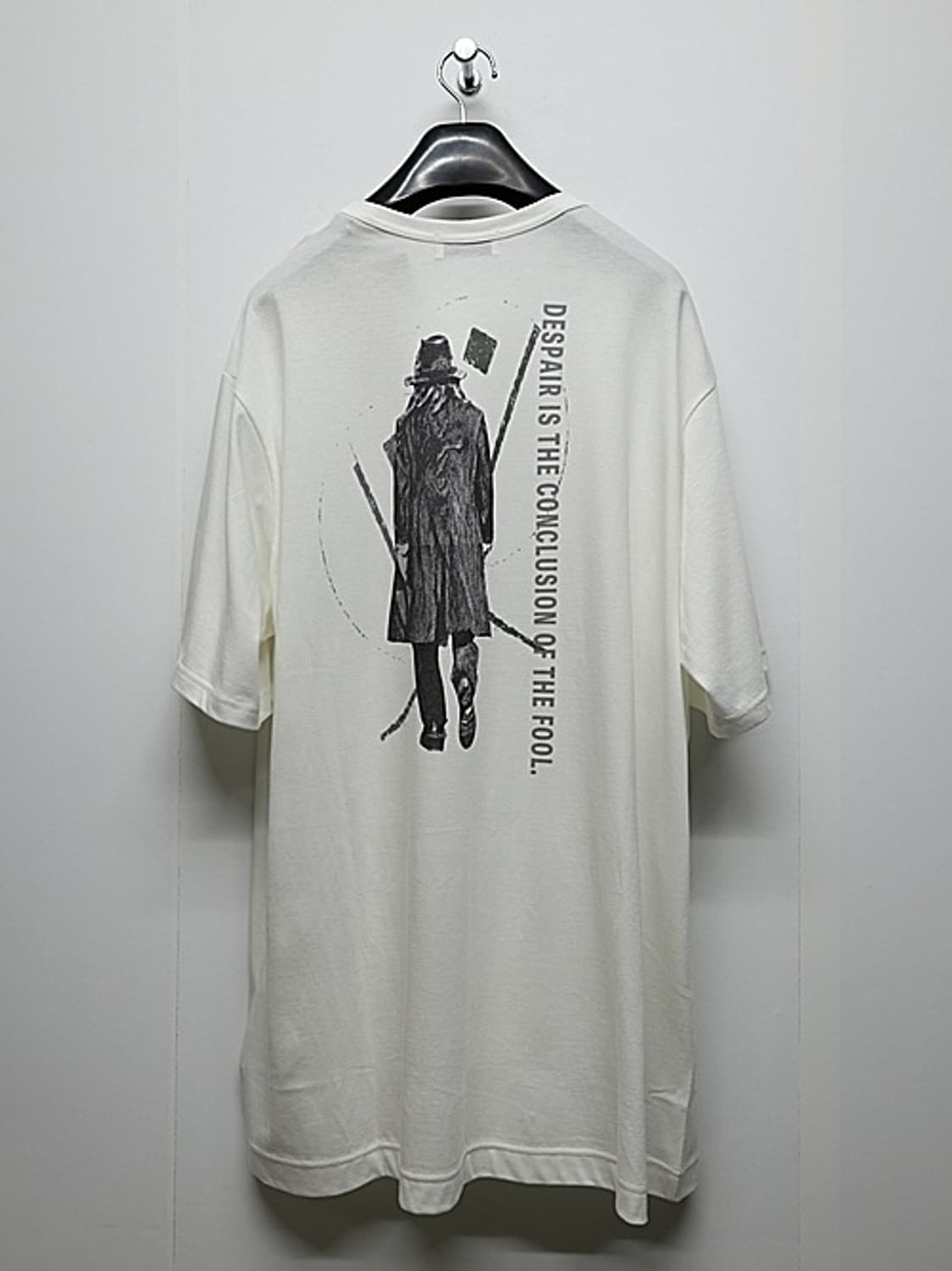 새상품 요지야마모토 30/1코마 천축 요지백프린팅 숏슬리브 3사이즈 상품이미지2