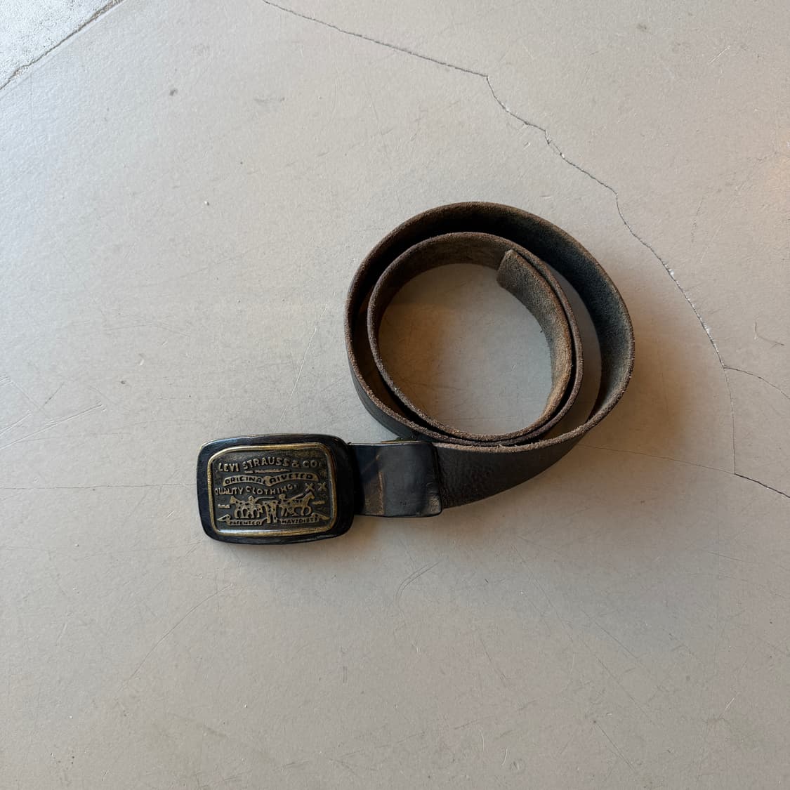 리바이스 버클 레더 벨트 상품이미지2